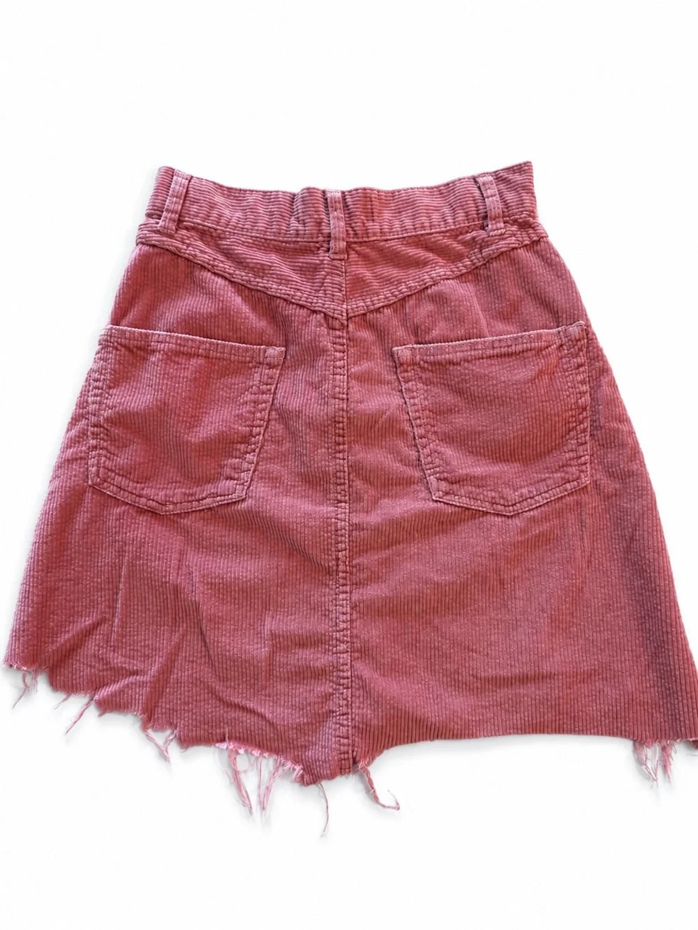 Zara Corduroy High-Waist Skirt
